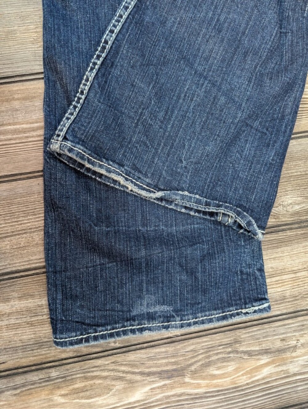 Silver Jeans Co. W27 Frances Flare Distressed Denim Jeans - Picture 5 of 10